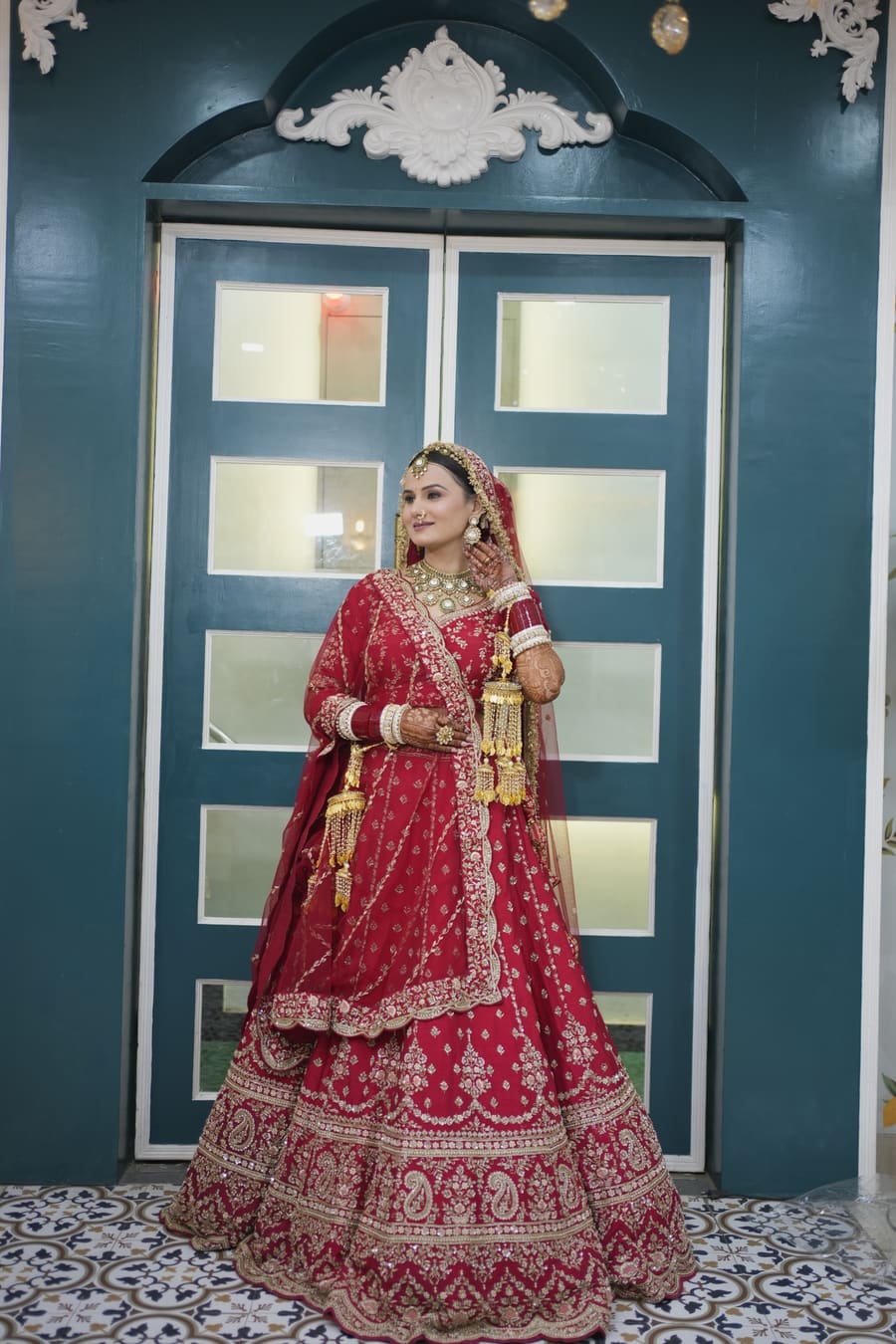 Bridal portrait — wedding photography by Photo World Studio, Kurukshetra